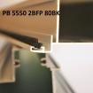 Phớt nỉ cửa nhôm đế 5mm PB 5550 2BFP80 BK